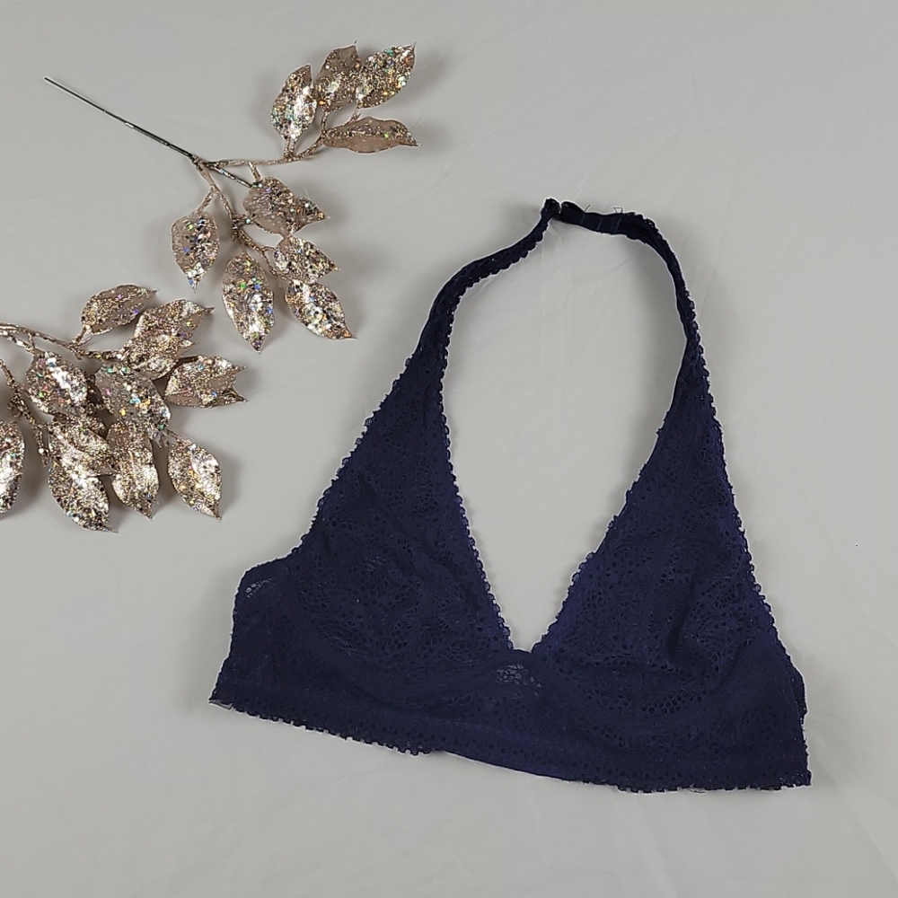 Victoria's Secret blue lace bra M - Picture 1 of 4